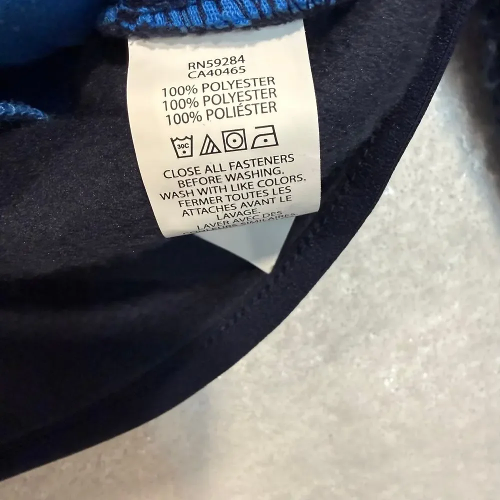 The Children’s Place Sherpa Fleece Jacket Blue Full Zip Kids XXL 16 NEW